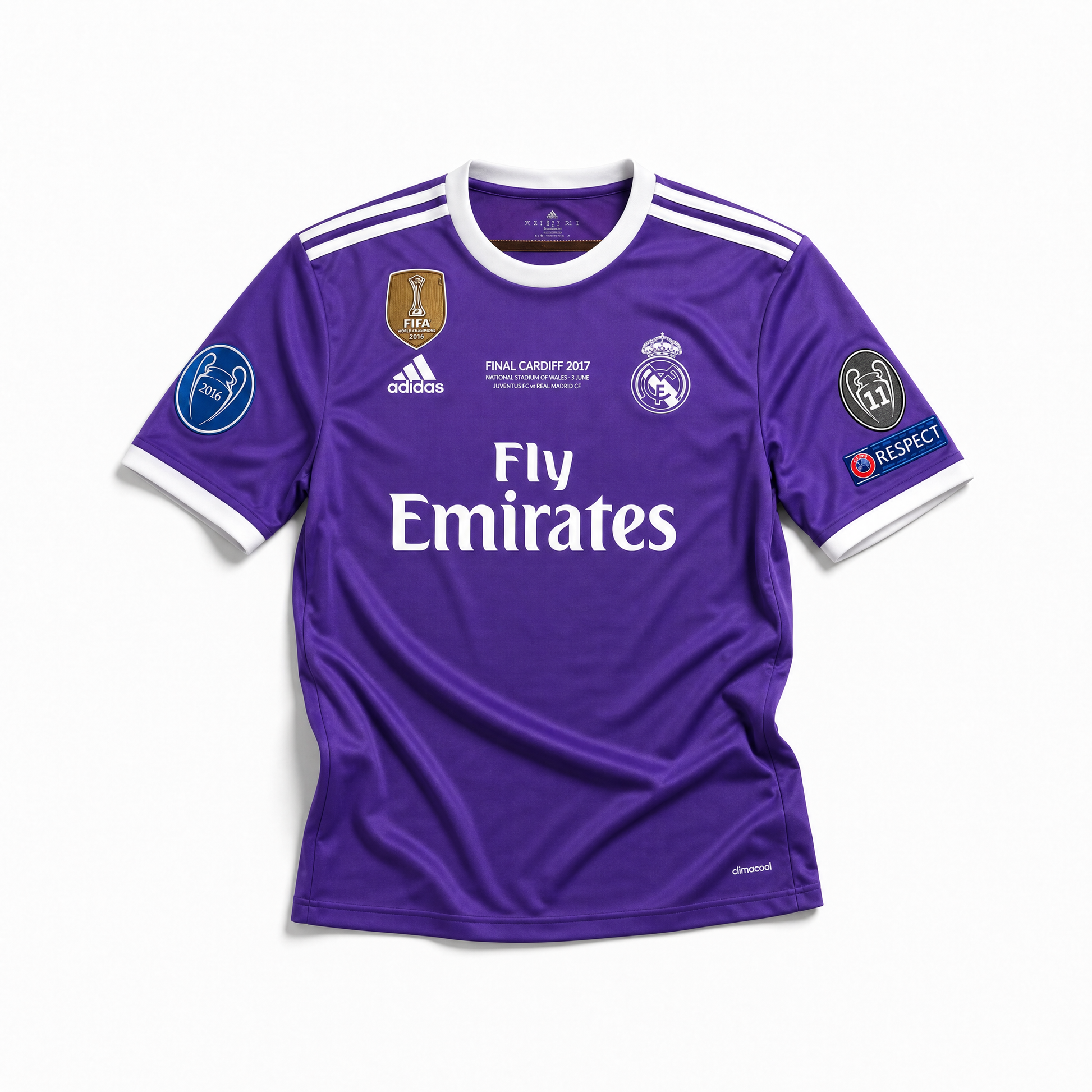 Maillot Cristiano Ronaldo CR7 Real Madrid Extérieur 2017 – vue 2
