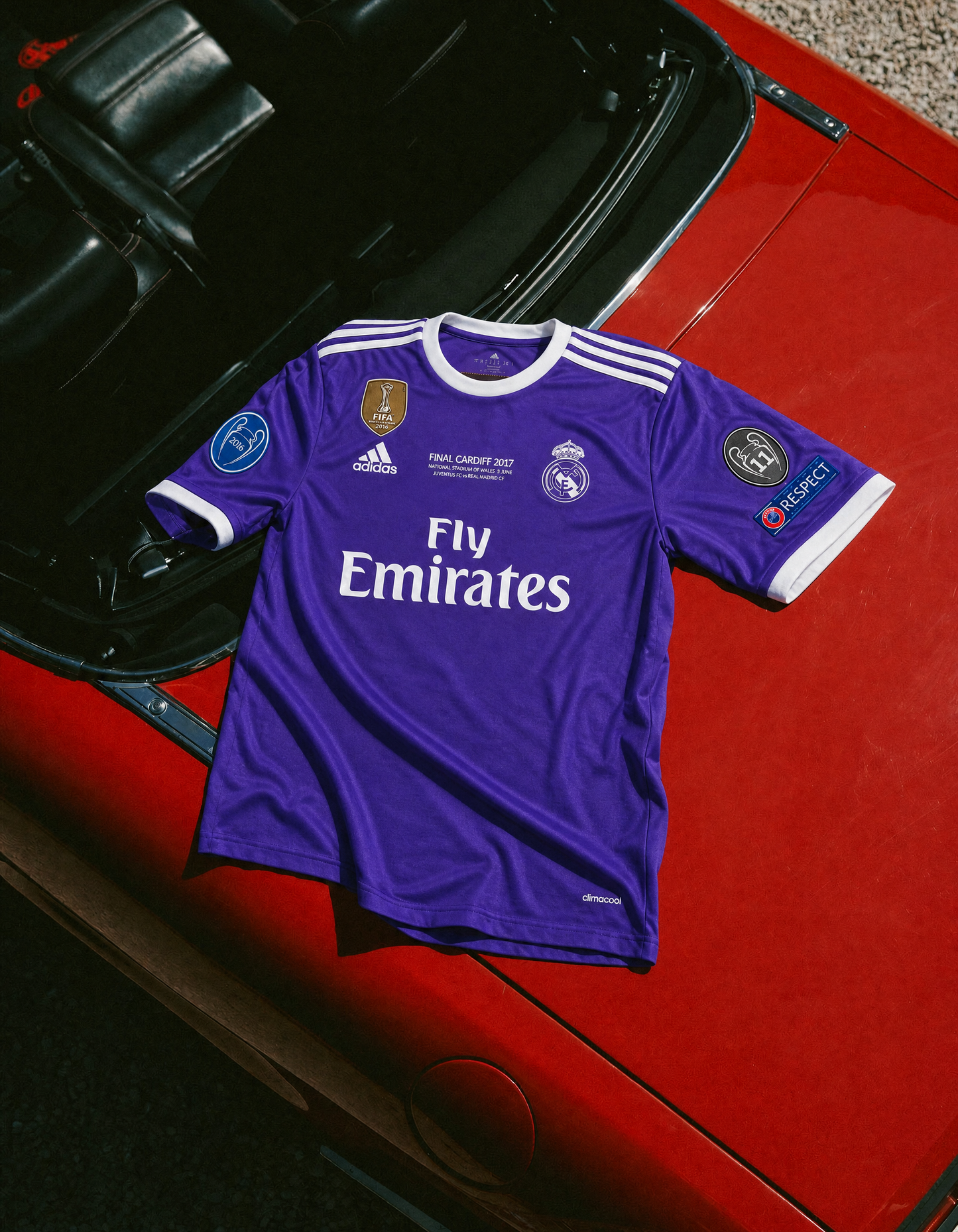 Maillot Cristiano Ronaldo CR7 Real Madrid Extérieur 2017 – vue 4