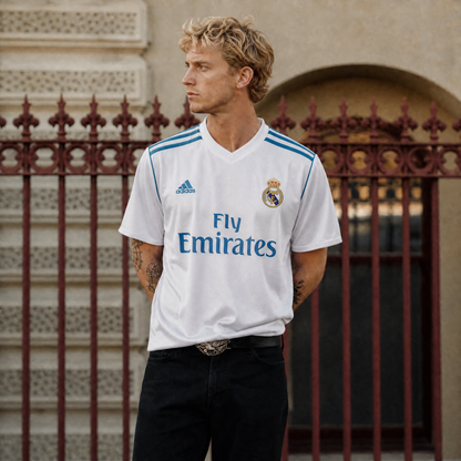 Maillot Cristiano Ronaldo CR7 Real Madrid Domicile 2018 – vue 3