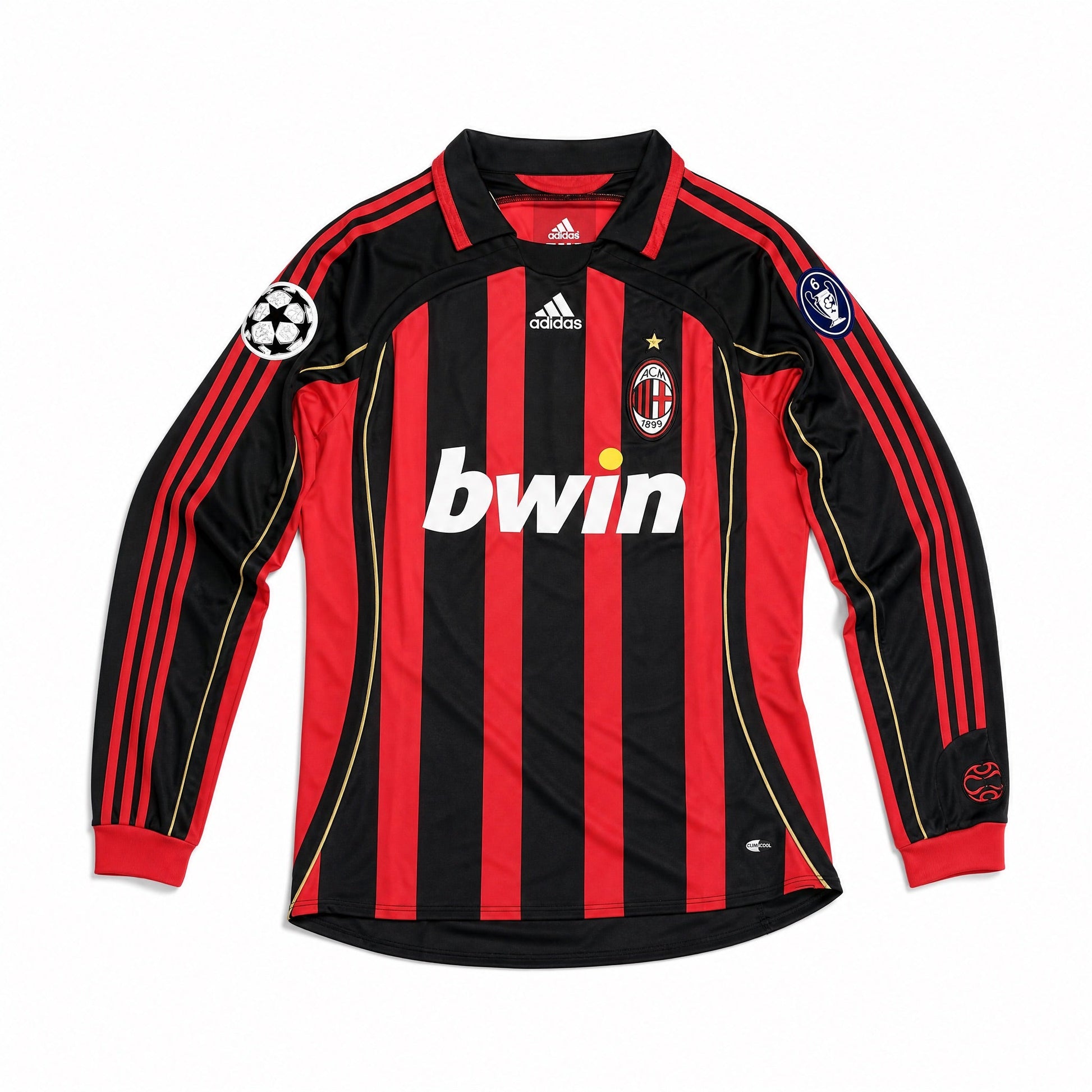 Maillot Kaká AC Milan Domicile Manches Longues 2006/07 – vue 2