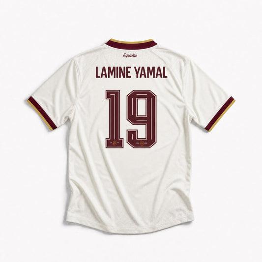 Maillot Lamine Yamal Espagne Extérieur 2026 Vainqueur Coupe du Monde
