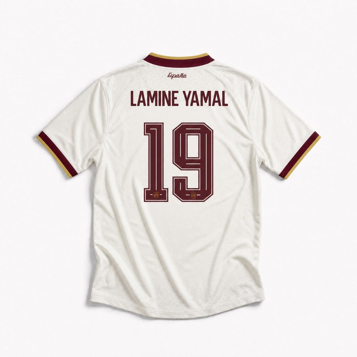 Maillot Lamine Yamal Espagne Extérieur 2026 Vainqueur Coupe du Monde