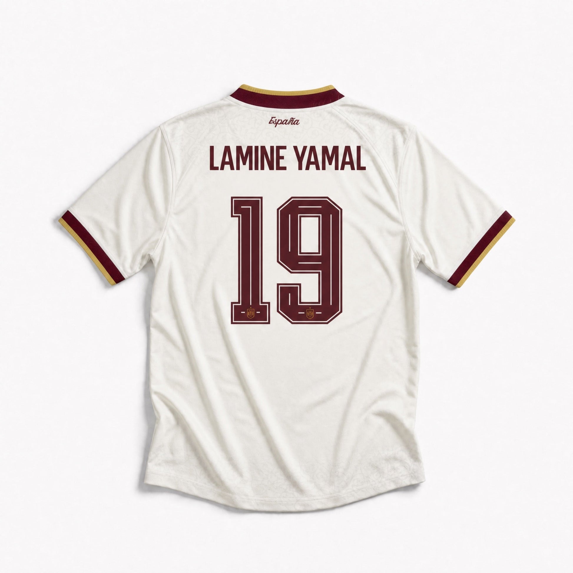 Maillot Lamine Yamal Espagne Extérieur 2026 Vainqueur Coupe du Monde