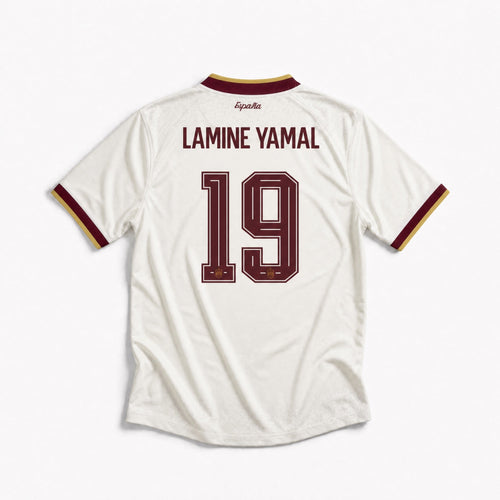 Maillot Lamine Yamal Espagne Extérieur 2026 Vainqueur Coupe du Monde