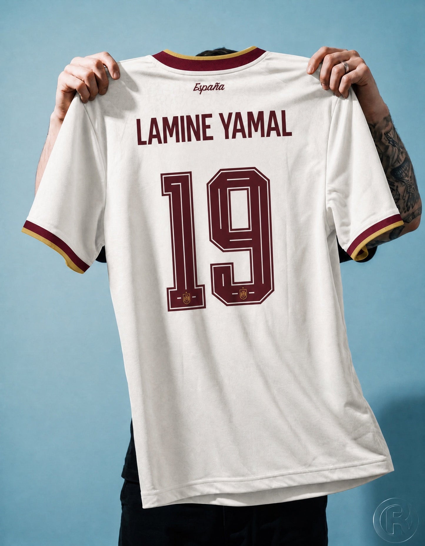 Maillot Lamine Yamal Espagne Extérieur 2026 Vainqueur Coupe du Monde – vue 4