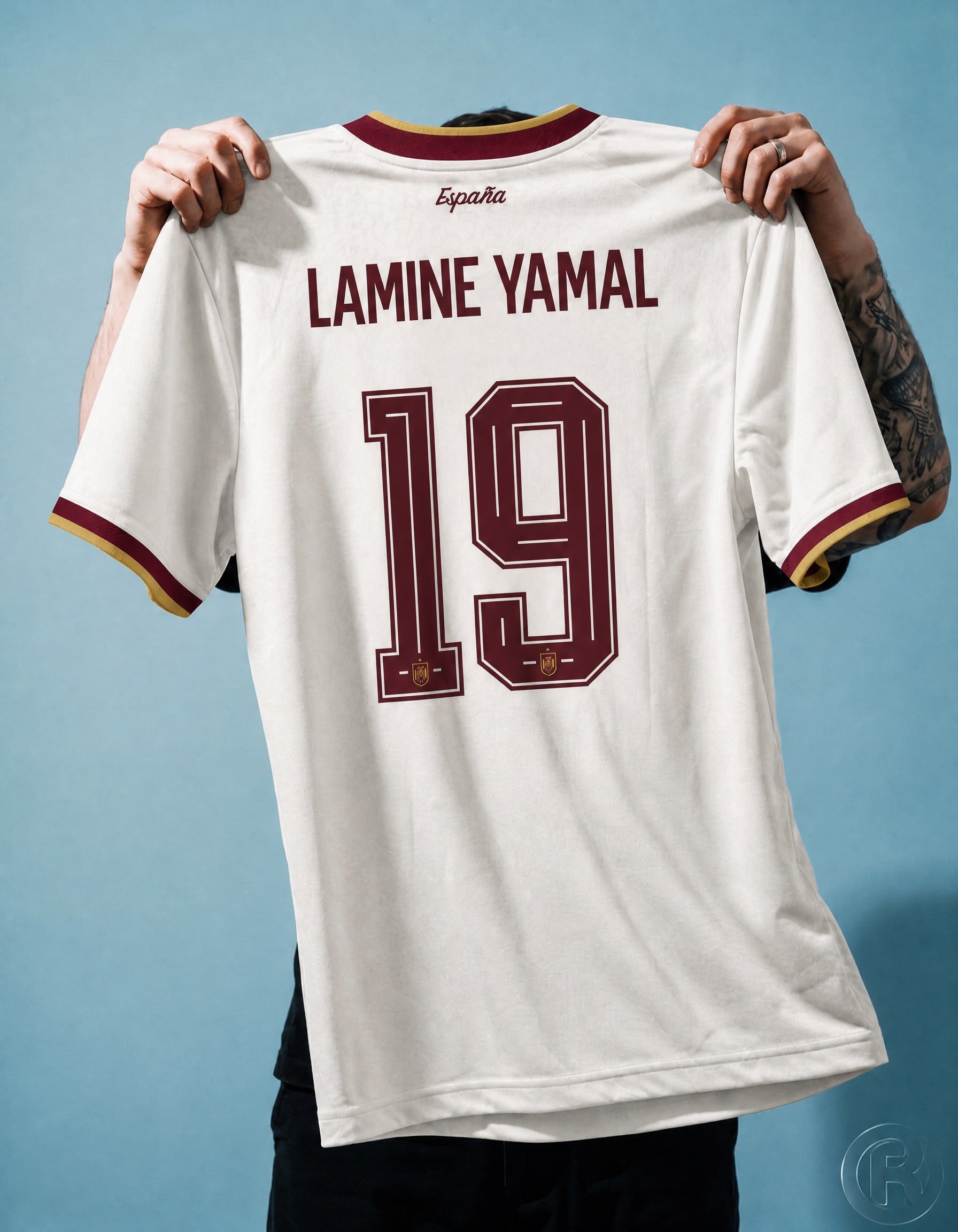 Maillot Lamine Yamal Espagne Extérieur 2026 Vainqueur Coupe du Monde – vue 4