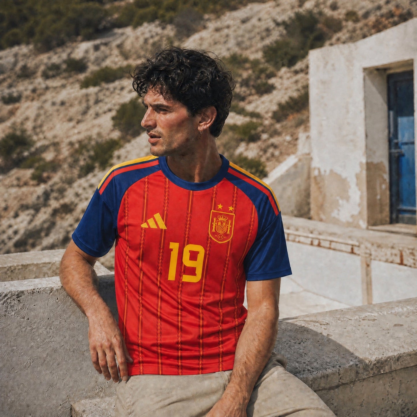 Maillot Lamine Yamal Espagne Domicile 2026 Vainqueur Coupe du Monde (2 Stelle) – vue 3