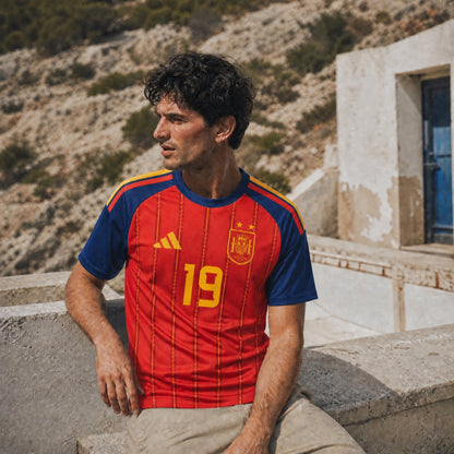 Maillot Lamine Yamal Espagne Domicile 2026 Vainqueur Coupe du Monde (2 Stelle) – vue 3