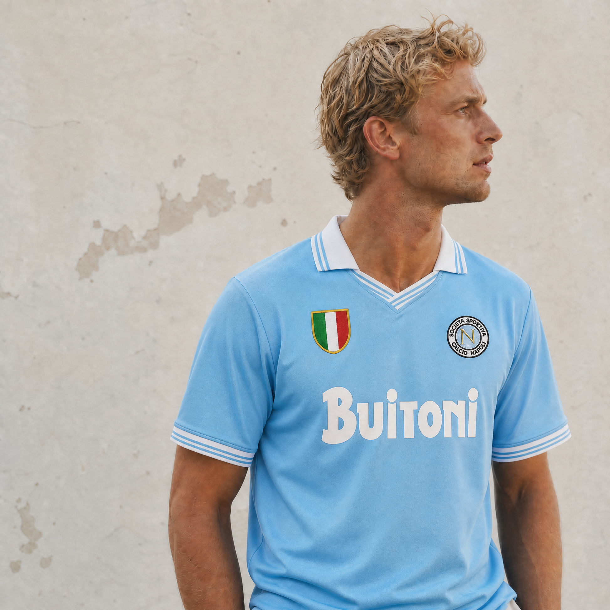 Maillot Maradona Napoli Domicile 1986/87 – vue 3