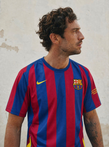 Maillot Ronaldinho Barcelone Domicile Champions League 2005/06 – vue 3
