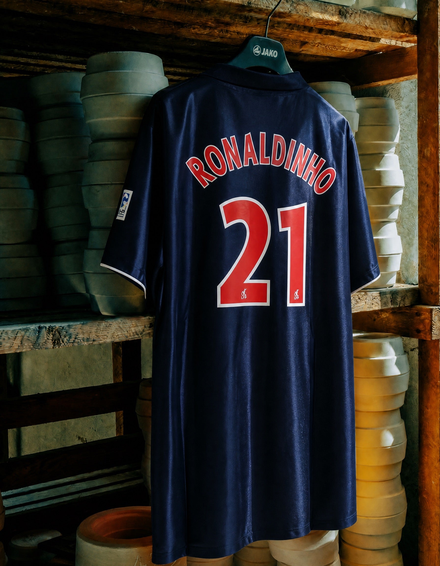 Maillot Ronaldinho PSG Domicile 2001/02 – vue 4