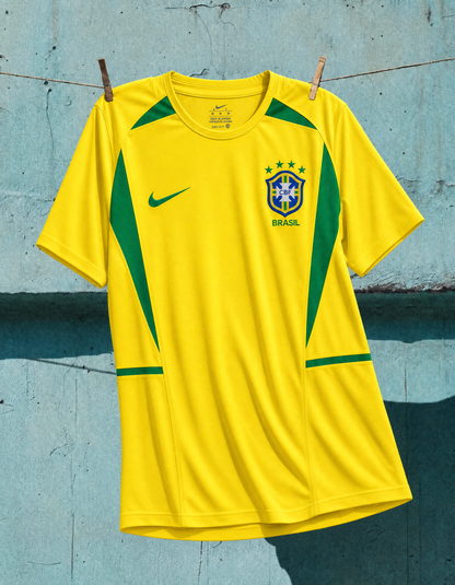 Maillot Ronaldo R9 Brésil Domicile 2002 – vue 4