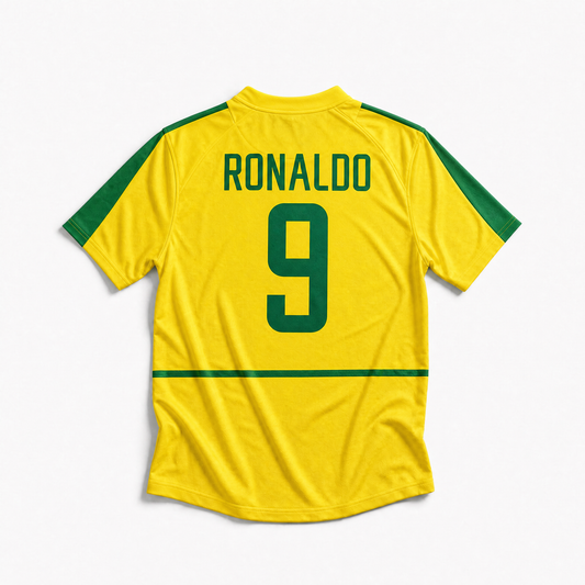 Maillot Ronaldo R9 Brésil Domicile 2002