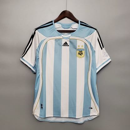 Maillot Messi Argentine Domicile 2006 Coupe du Monde – vue 3