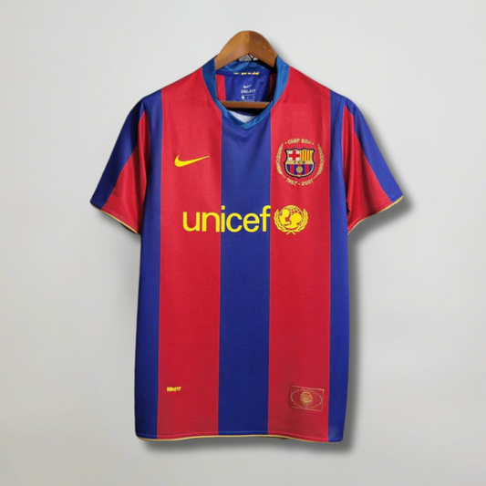 Barcelone Maillot Domicile 50th Camp Nou 2007/08