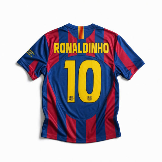 Maillot Ronaldinho Barcelone Domicile Champions League 2005/06