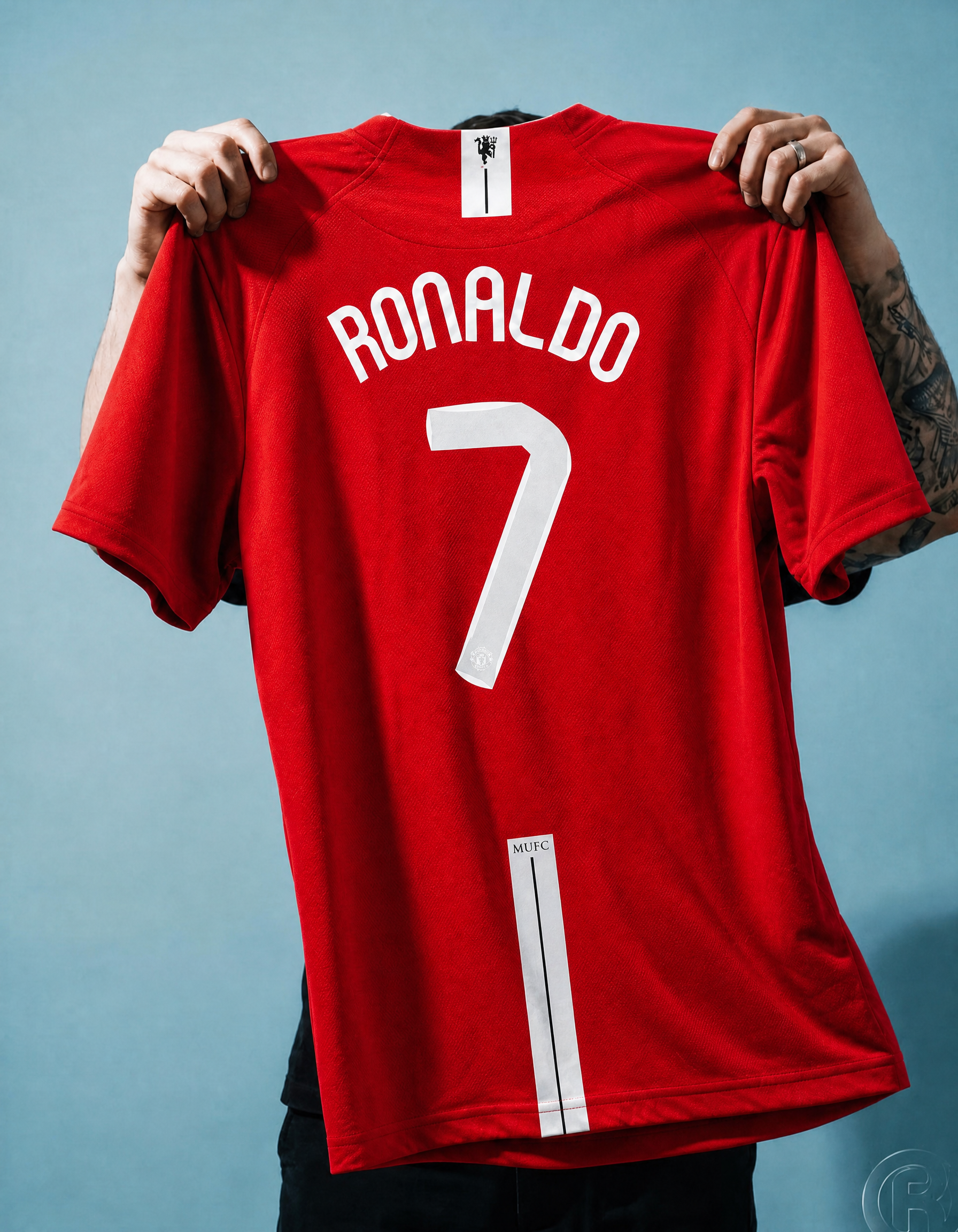 Maillot Cristiano Ronaldo CR7 M. United Domicile 2008 – vue 4