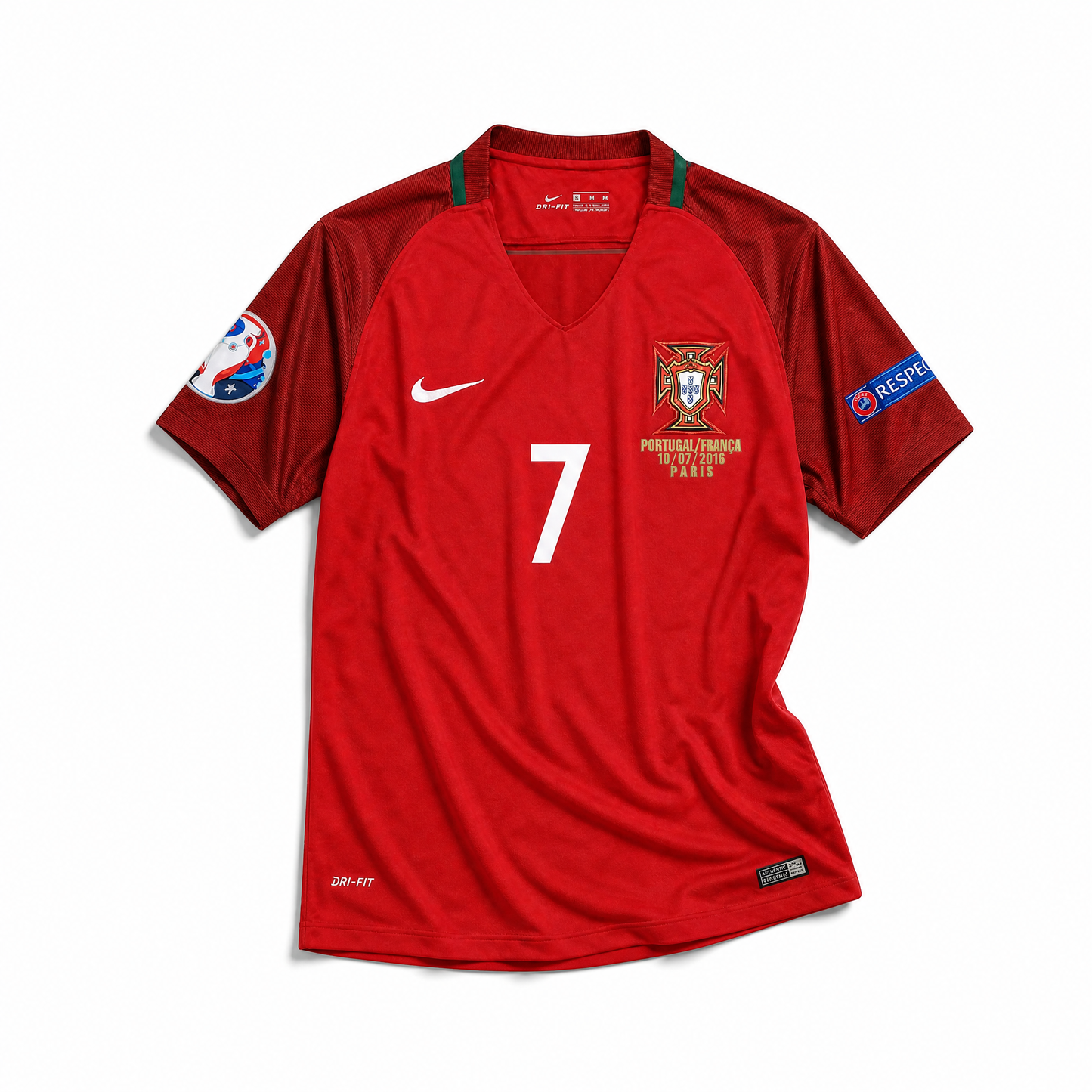 Maillot Cristiano Ronaldo CR7 Portugal Domicile 2016 – vue 2