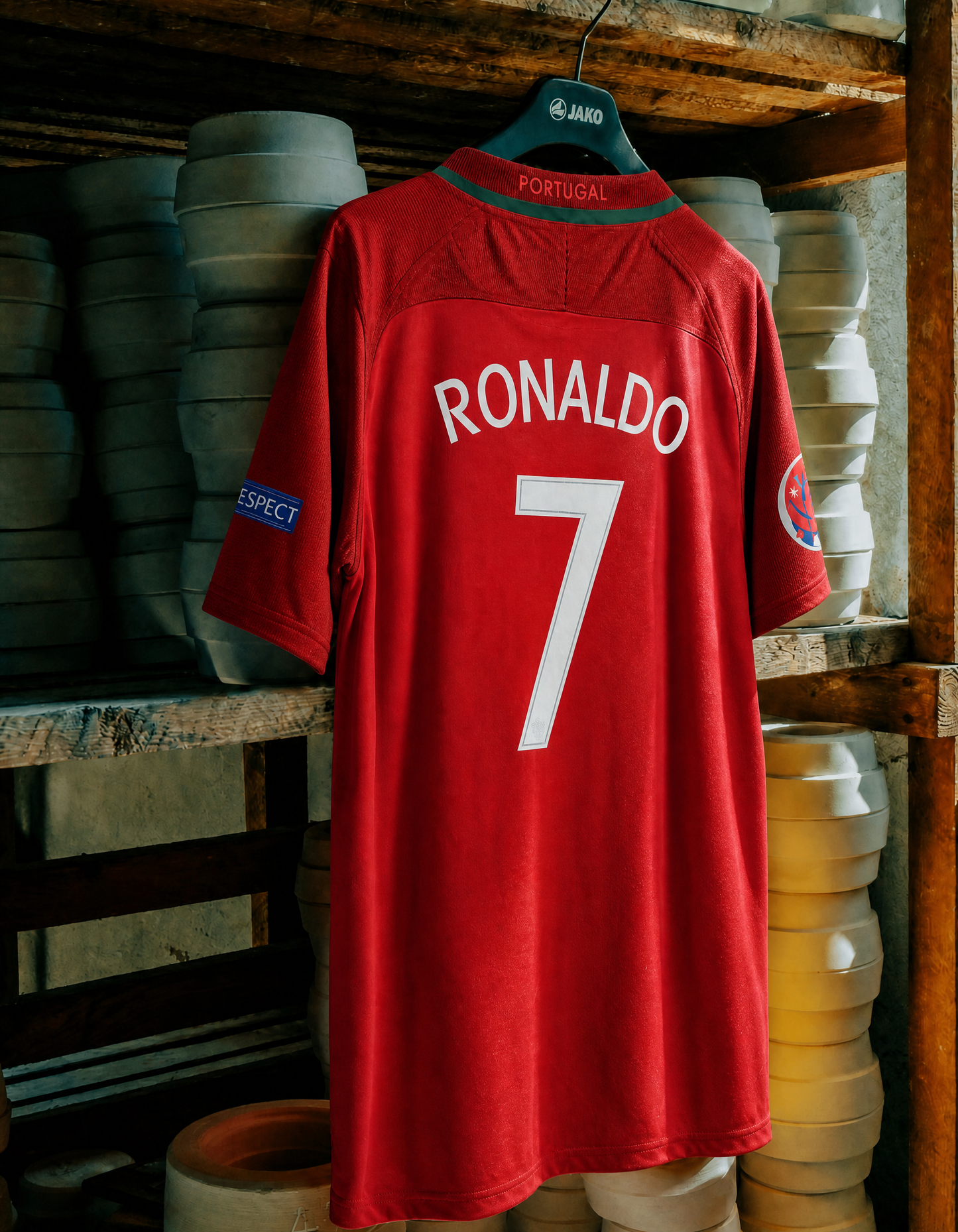 Maillot Cristiano Ronaldo CR7 Portugal Domicile 2016 – vue 4