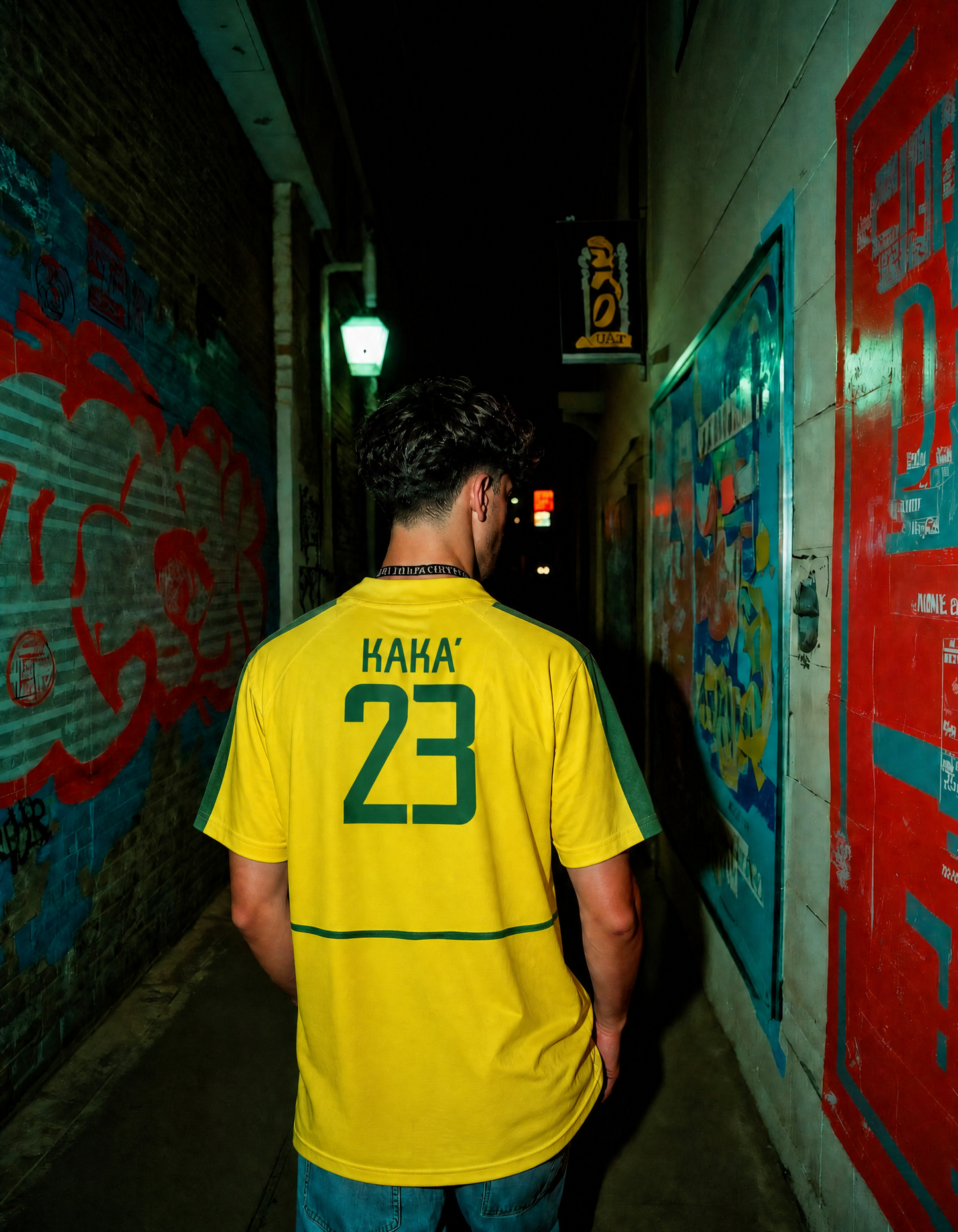 Maillot Kaká Brésil Domicile 2002 – vue 3