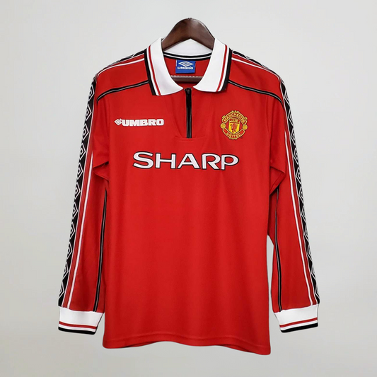 Man. United Maillot Domicile Manches Longues 1998/99
