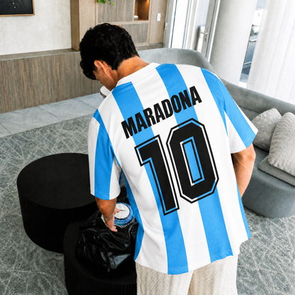 Maillot Maradona Argentine Domicile 1986 Victoire Coupe du Monde – vue 3
