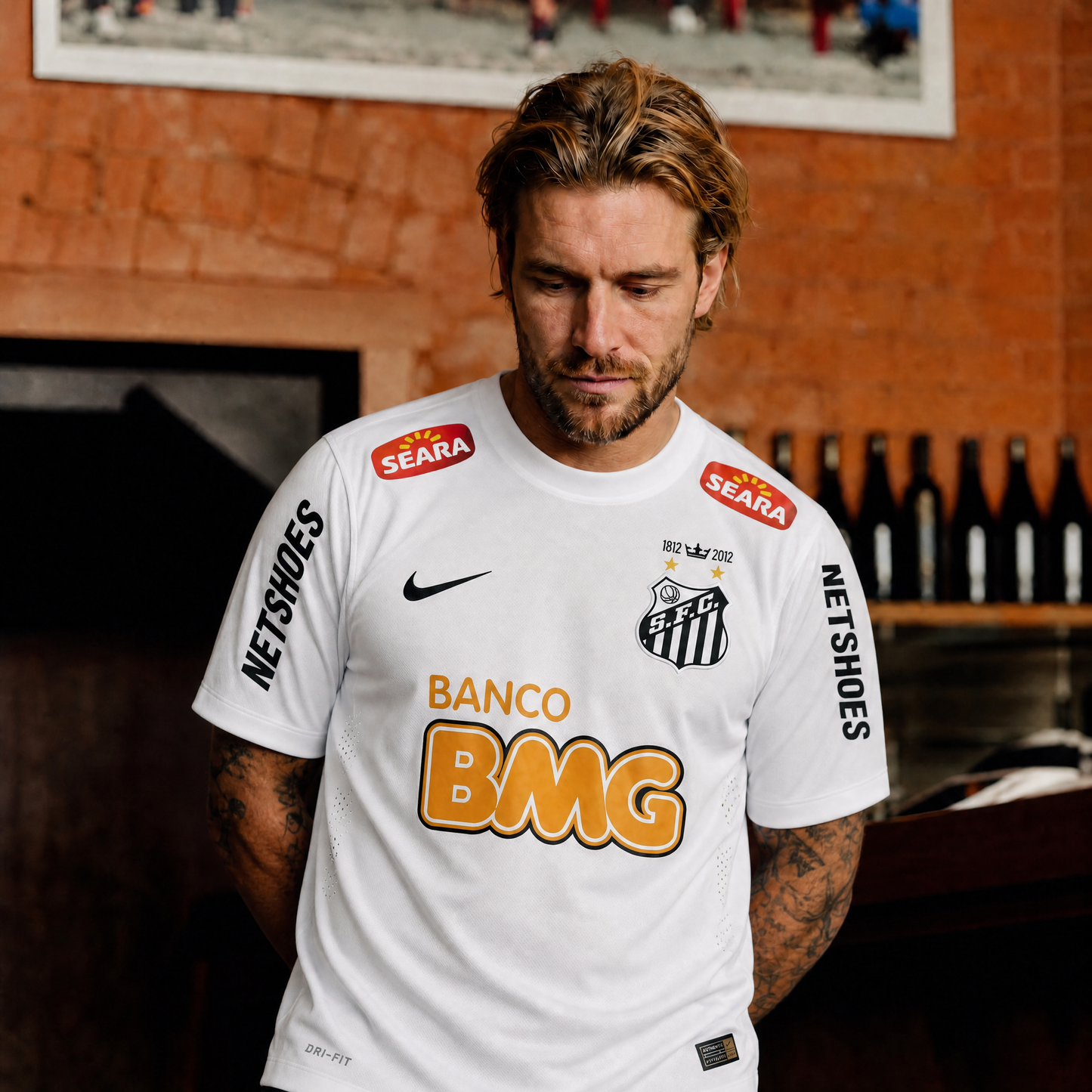 Maillot Neymar Santos Domicile 2012/13 – vue 3