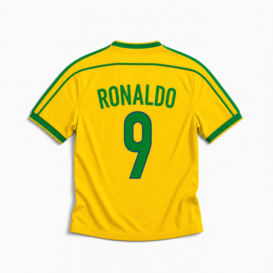Maillot Ronaldo R9 Brésil Domicile 1998