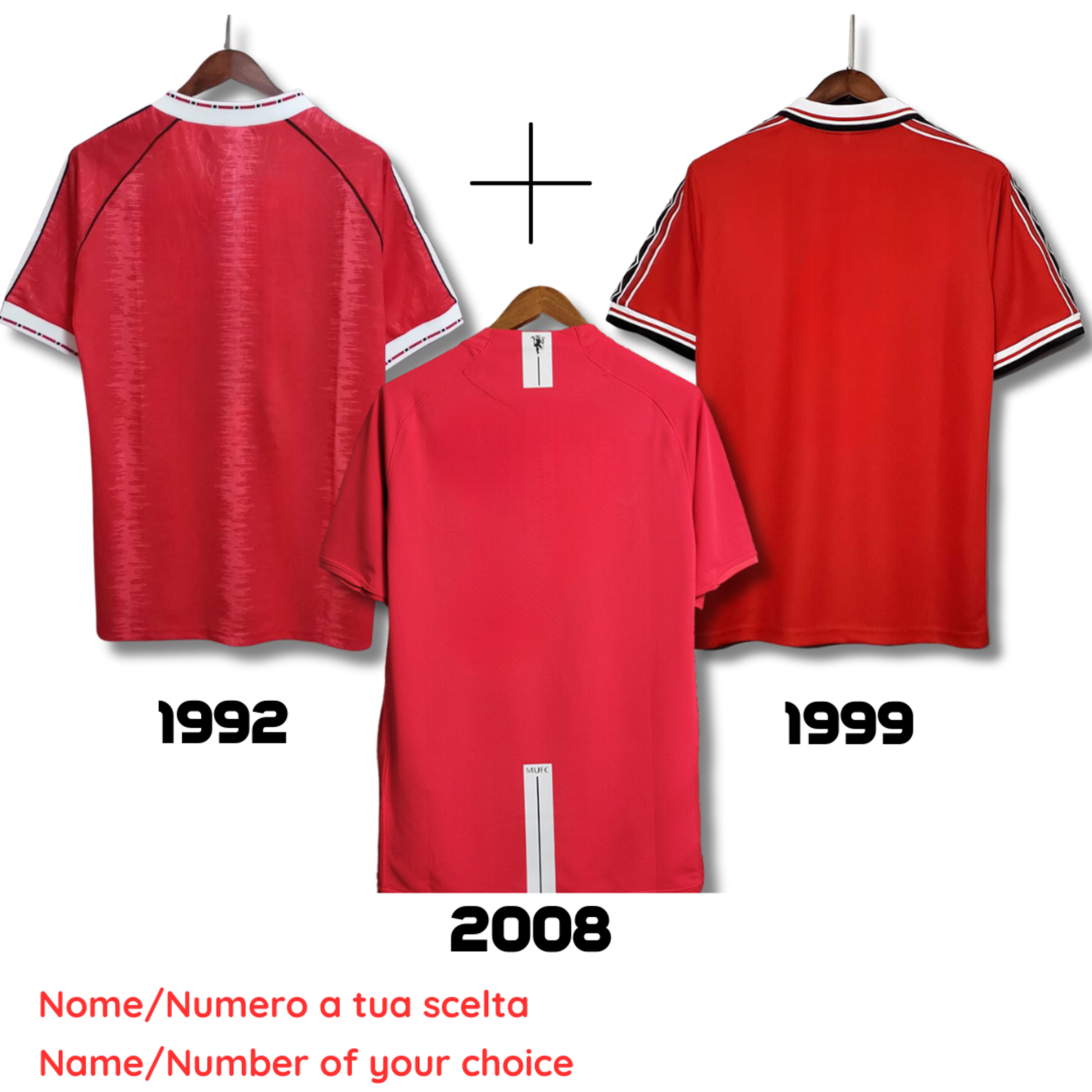 Man. United 1992 + Man. United 1999 + Man. United 2008 – vue 2