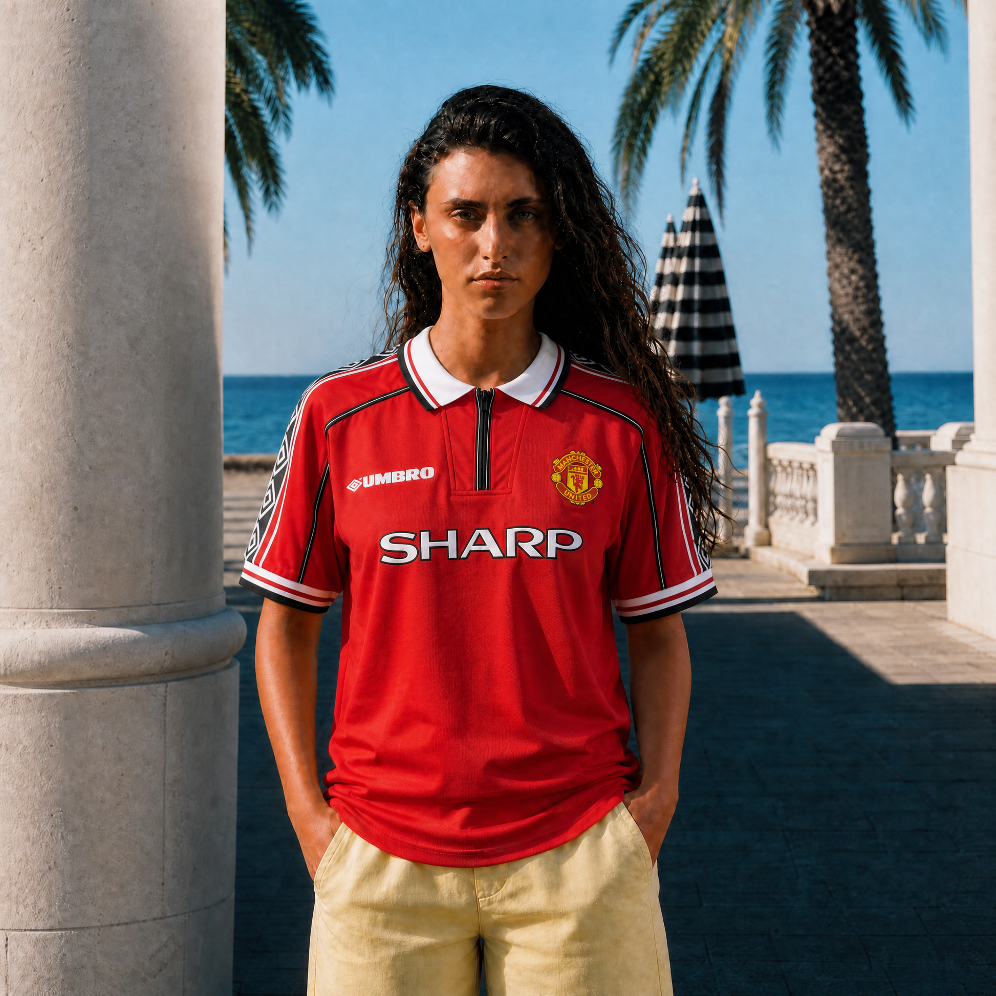 Man. United Maillot Domicile 1998/99 – vue 3