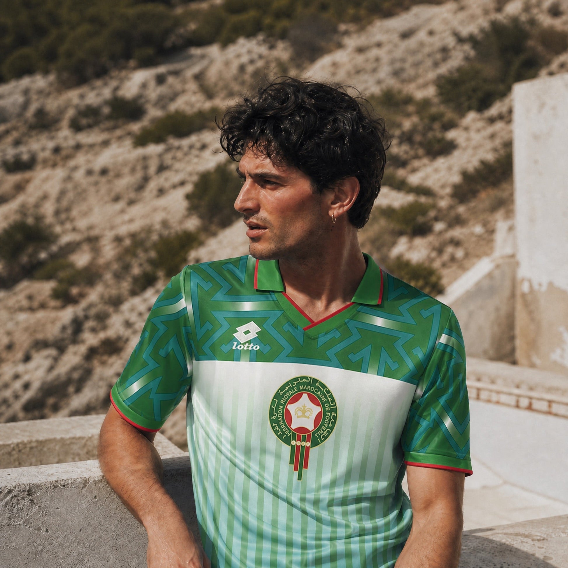Maroc Maillot Extérieur 1994 Coupe du Monde – vue 3