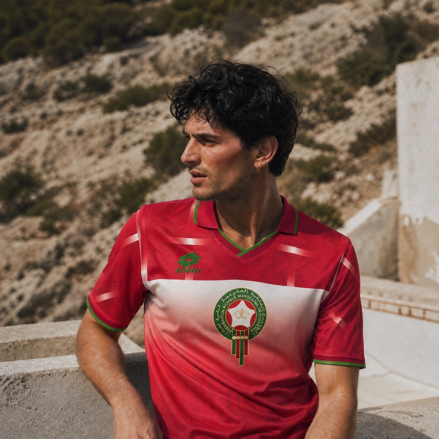 Maroc Maillot Domicile 1994 Coupe du Monde – vue 3