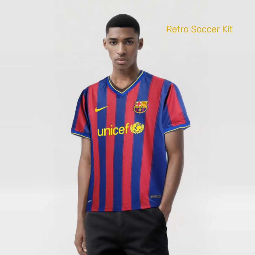 Maillot Messi Barcelone Domicile 2009/10 – vue 4
