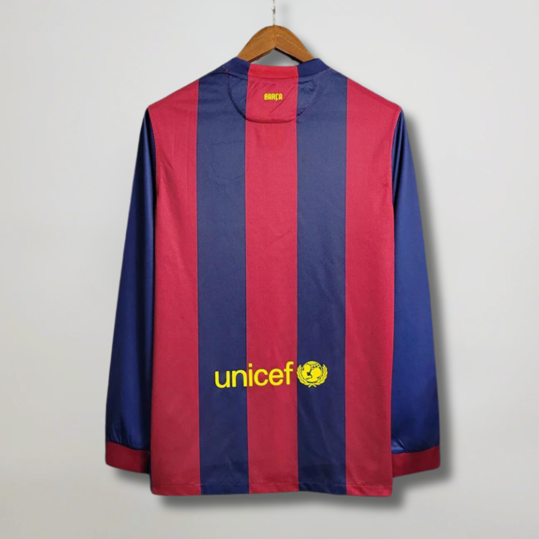 Barcelone Maillot Domicile Manches Longues 2014/15 – vue 2