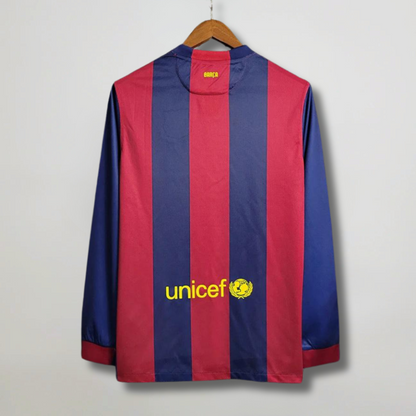 Barcelone Maillot Domicile Manches Longues 2014/15 – vue 2