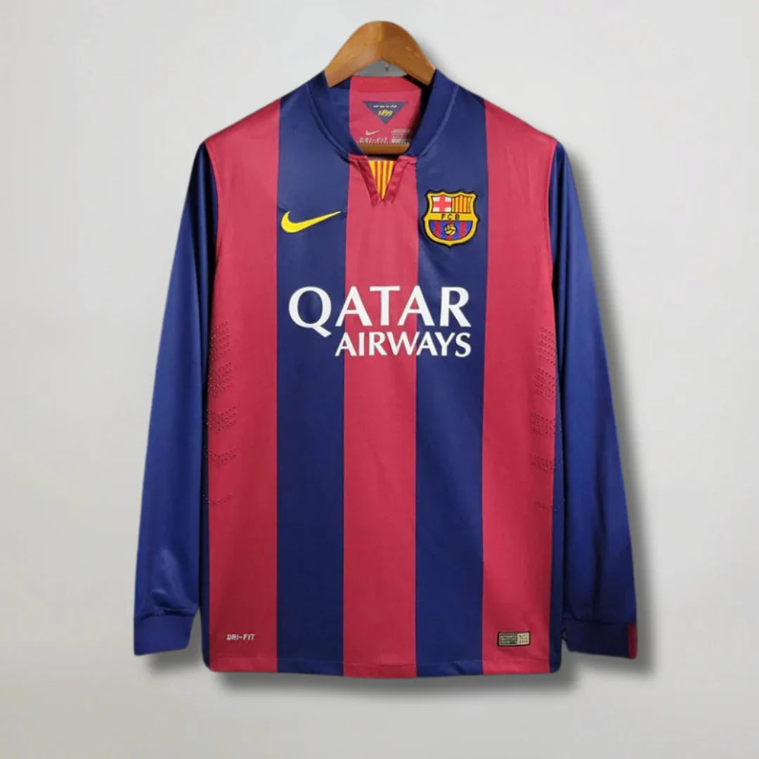 Maillot Neymar Barcelone Domicile Manches Longues Sleeve 2014/15 – vue 2