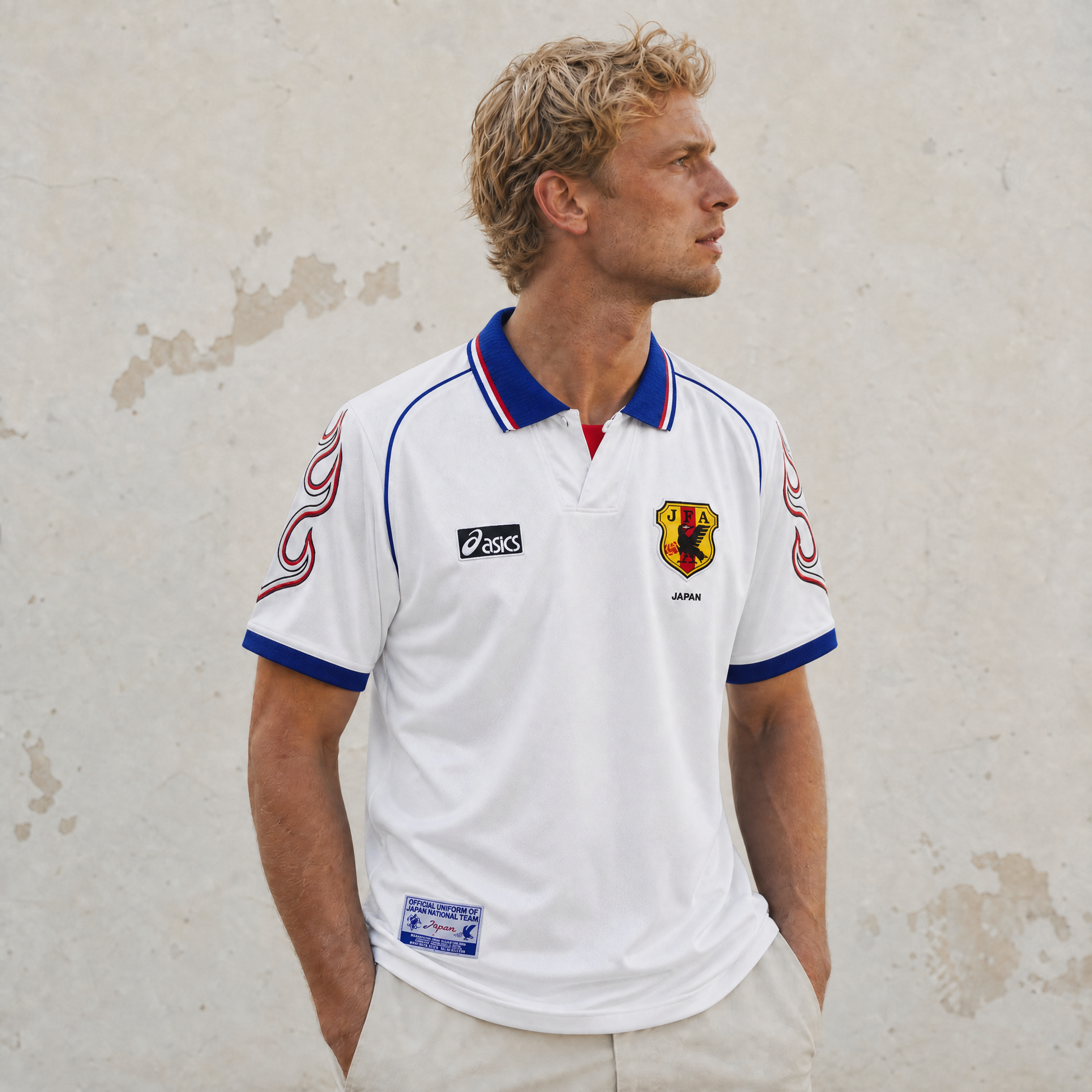 Japon Maillot Extérieur White 1998 – vue 3