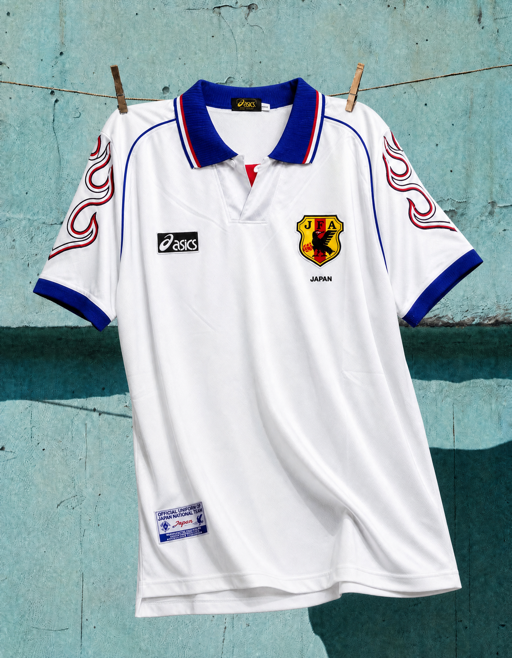 Japon Maillot Extérieur White 1998 – vue 4