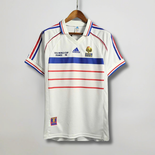 France Maillot Extérieur White 1998