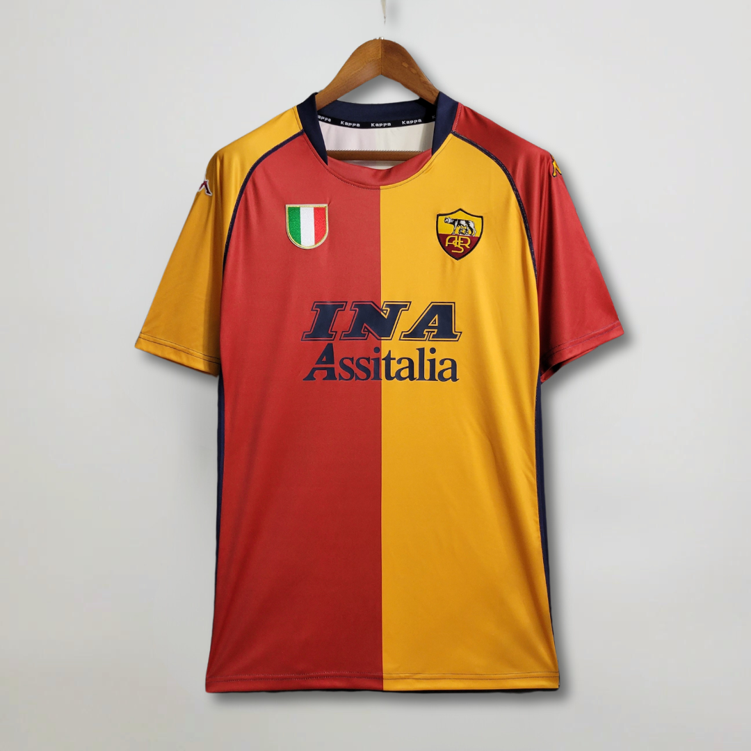 Roma Maillot Domicile 2001/02
