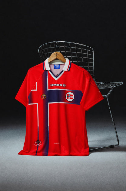 Norvège Maillot Domicile 1998 Coupe du Monde – vue 4