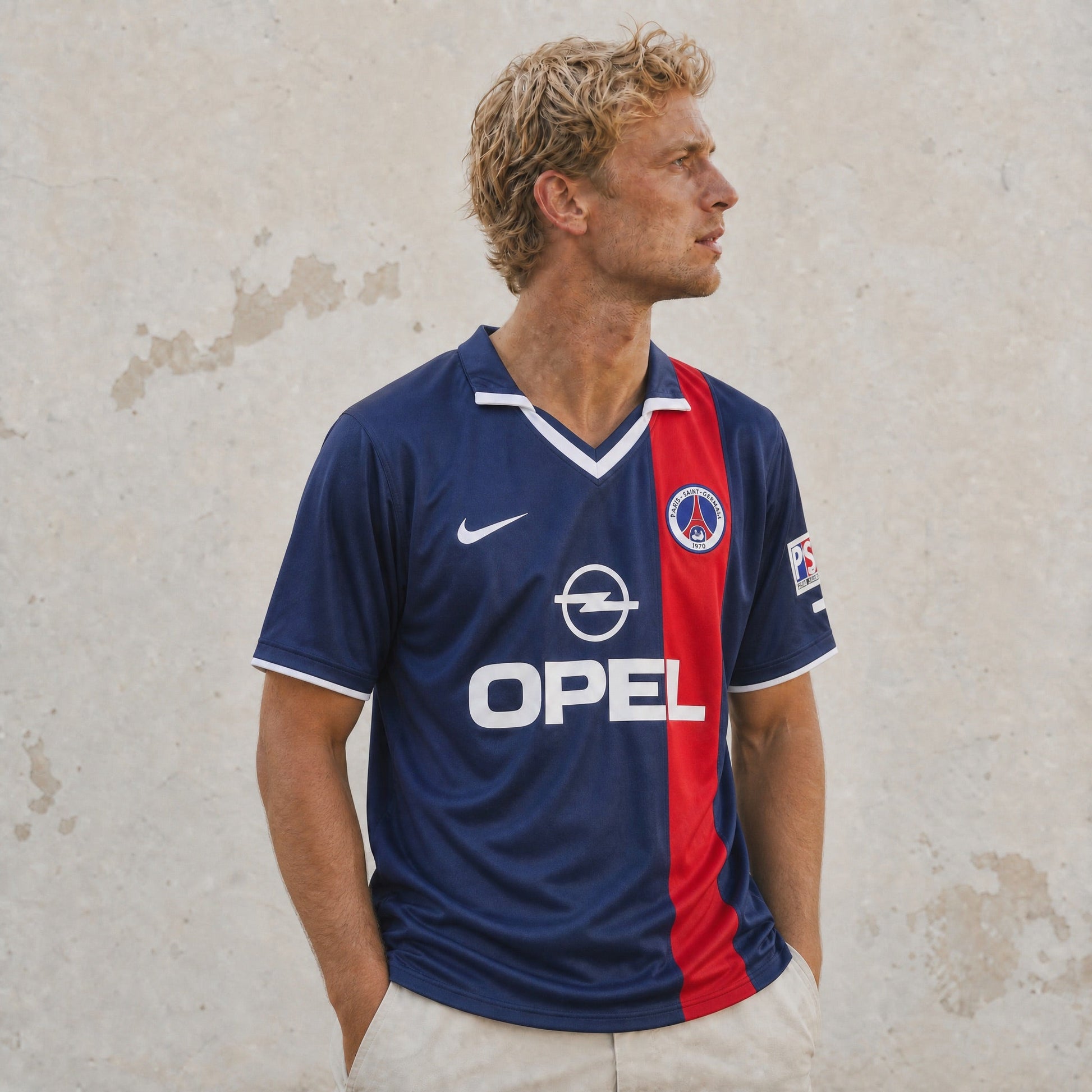 PSG Maillot Domicile 2001/02 – vue 3