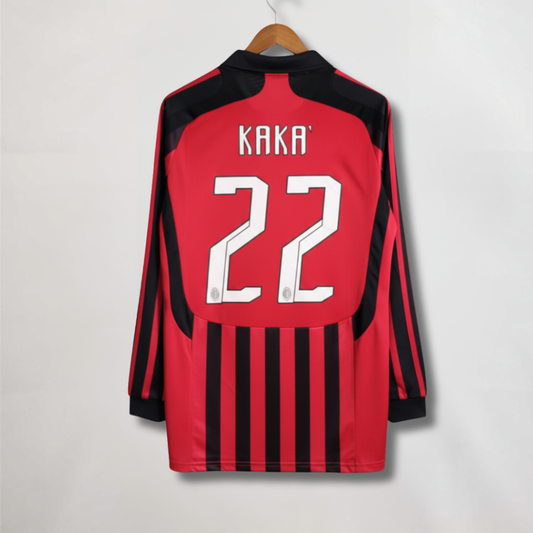 Maillot Kaká AC Milan Domicile Manches Longues 2007/08