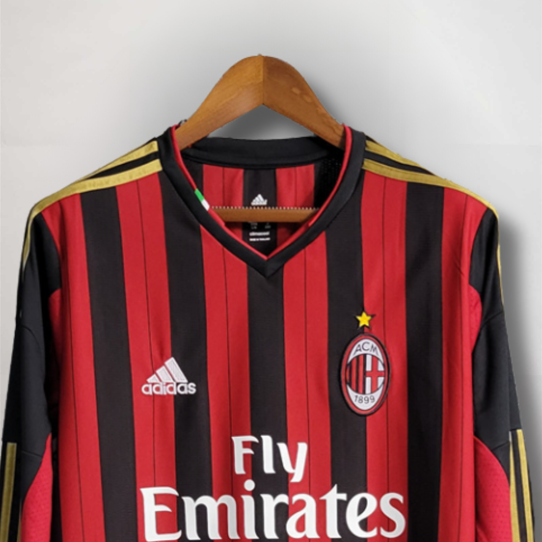 Milan Maillot Domicile Manches Longues 2013/14 – vue 3