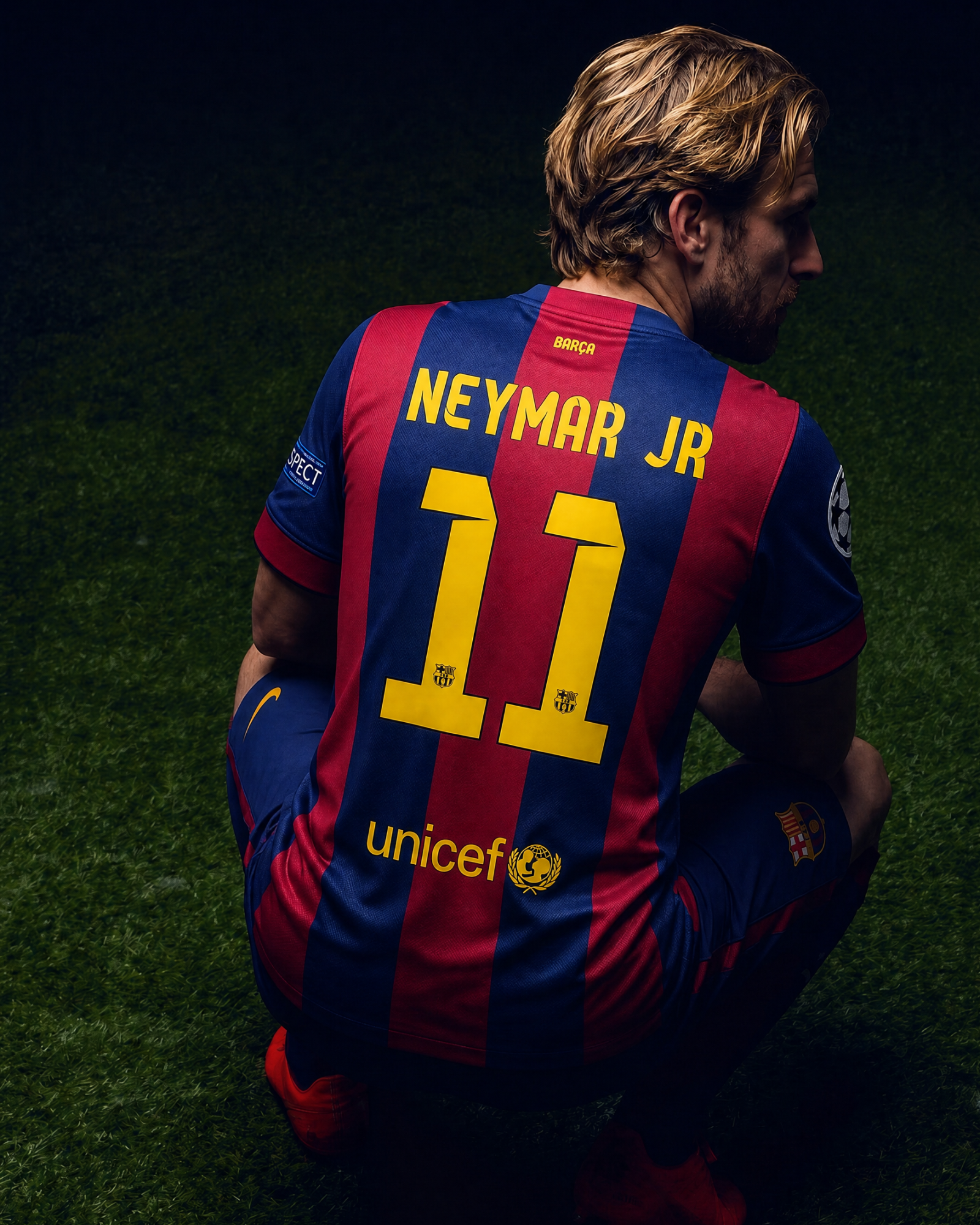 Barcelone Maillot Domicile 2014/15 Finale LdC – vue 3