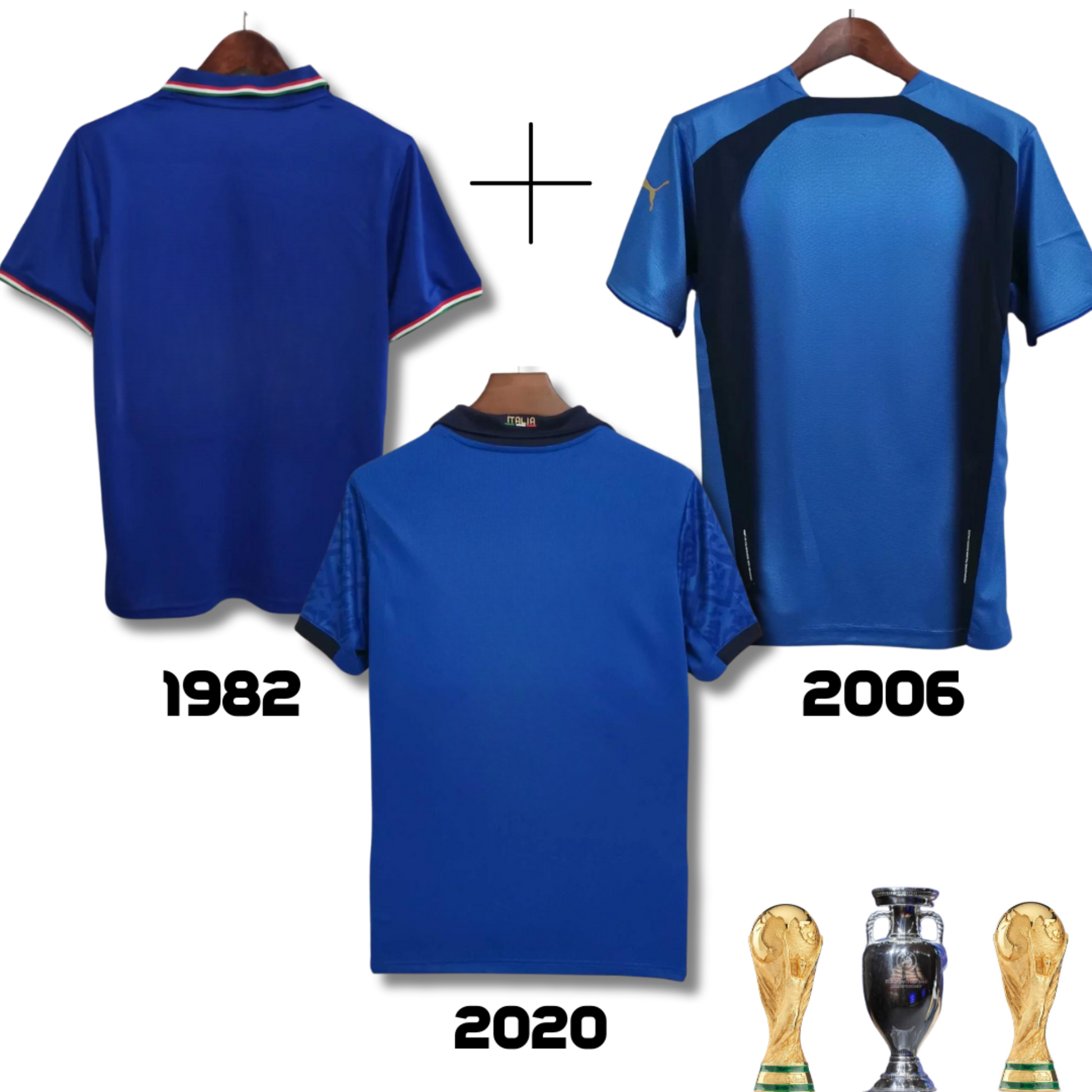 Italie 1982 + Italie 2020 + Italie 2006 – vue 2