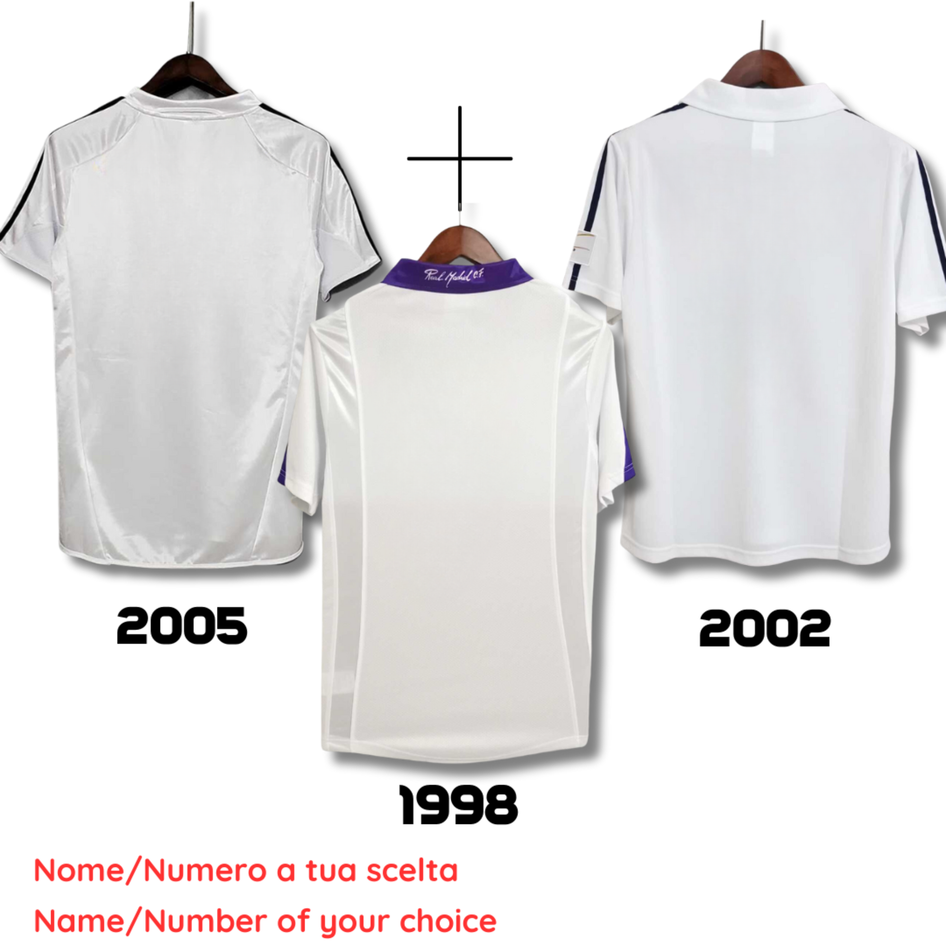 Real Madrid 2005 + Real Madrid 2002 + Real Madrid 1998 – vue 2