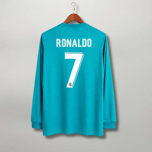 Real Madrid Maillot Third Manches Longues 2017/18 - RONALDO - S