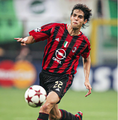 Maillot Kaká AC Milan Domicile 2004/05 – vue 2