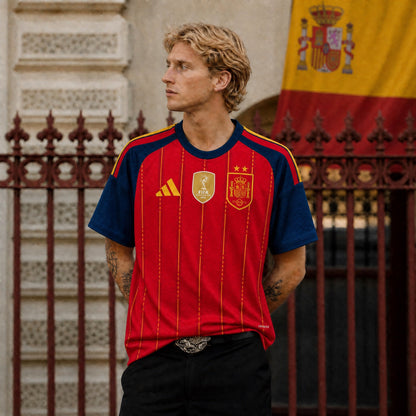 Espagne Maillot Domicile Victoire Coupe du Monde 2026 (2 Stelle) – vue 3